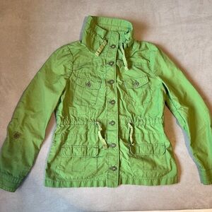 Daughters of the Liberation Anthropologie Jacket SZ 8 Utility Cargo Green